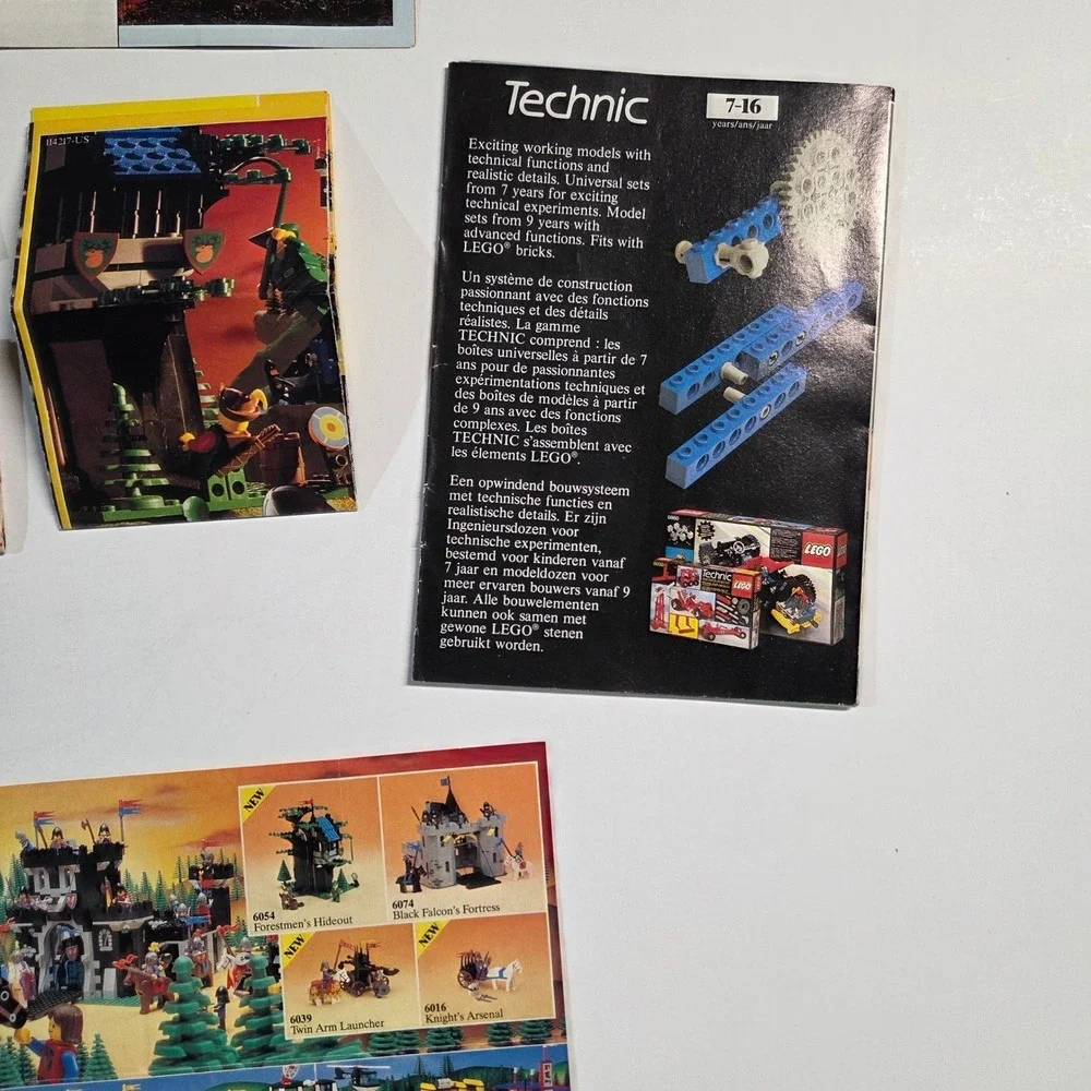 LEGO Vintage Catalog Lot Kids Multicolor Legoland Castle Space Technic 80s 90s